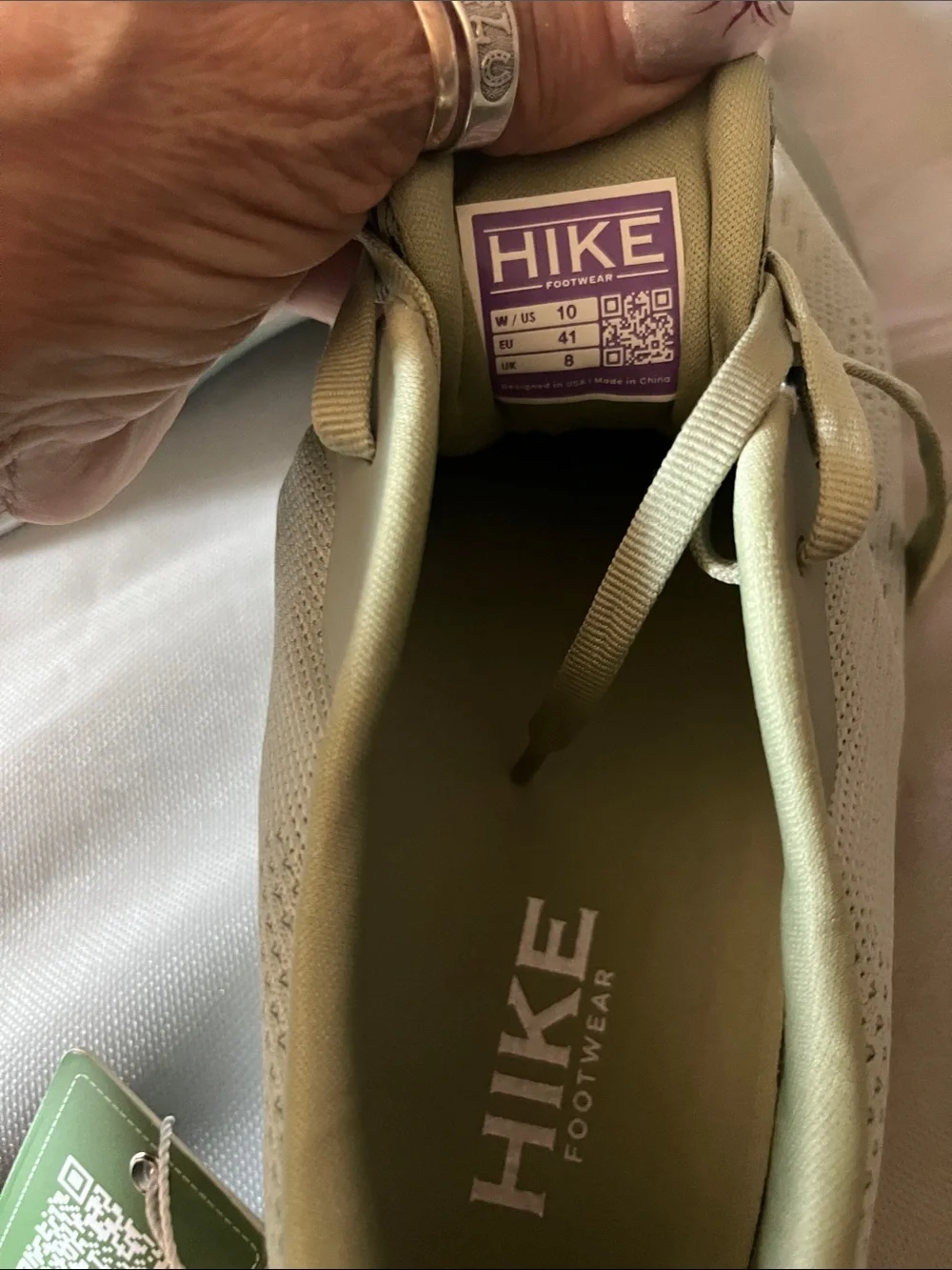 Nike Breathable Mesh Running Shoes in Sage